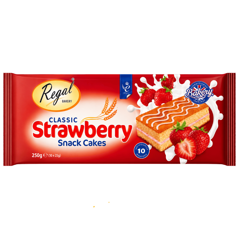 Regal Bakery Strawberry Snack Cakes 250 g buy online USA - 1